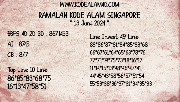 Prediksi Singapore